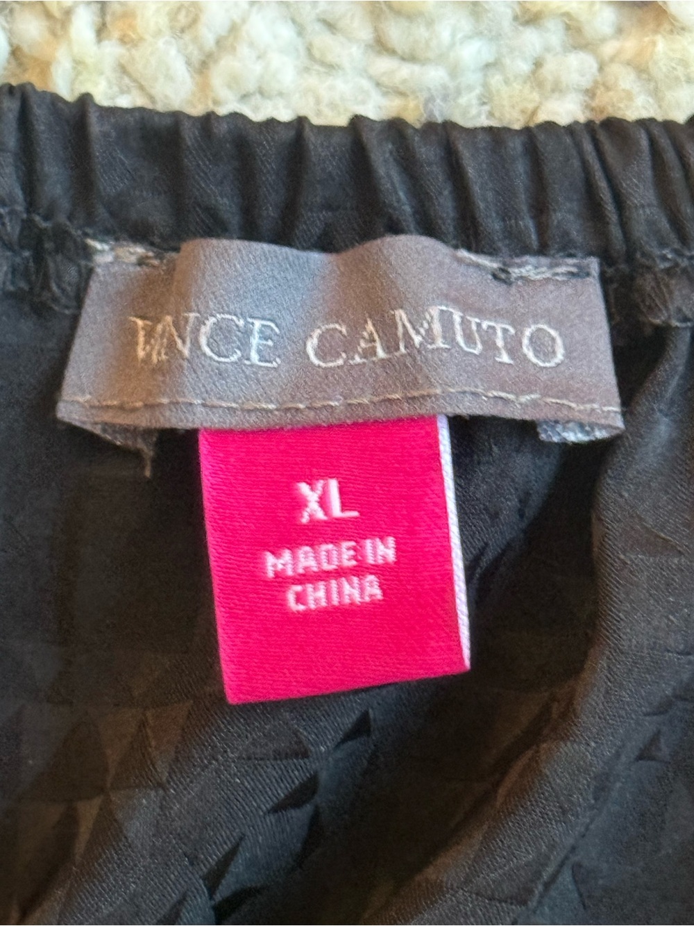 Vince Camuto Black Off Shoulder Ruffle Sleeve Top XL - Picture 12 of 14